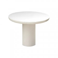 DINING TABLE LIME PLASTER OFFWHITE 115 SMALL - DINING TABLES